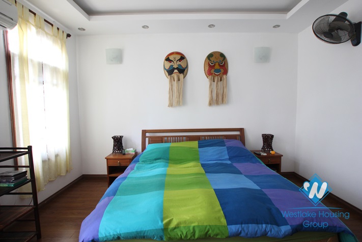Cosy house with yard available for rent in To Ngoc Van street, Tay Ho, Hanoi- fully furnished.